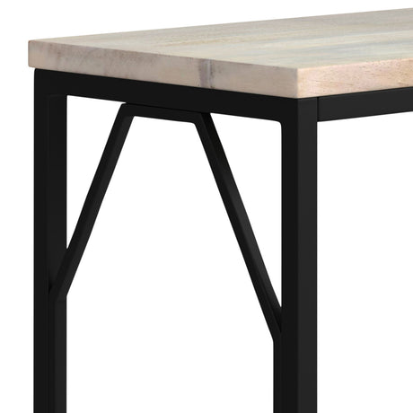 Selma - Handcrafted Metal And Wood Accent Table - view 12