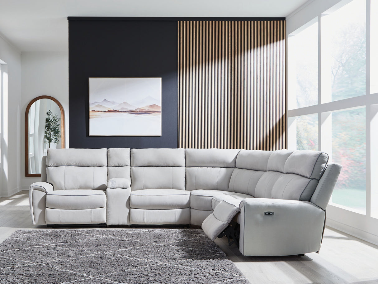 Social Pointe - Reclining Sectional by Signature Design by Ashley® | Bel Furniture