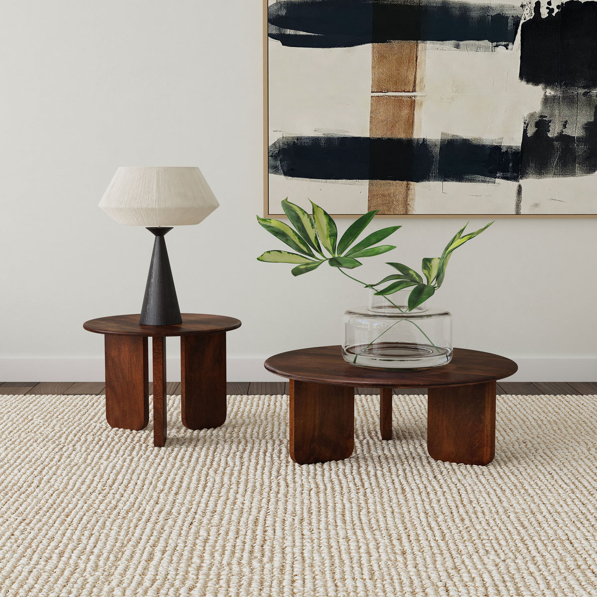 Dale - Solid Wood Coffee And End Table Set
