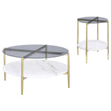 Jonelle - Round Coffee Table Set by Coaster Fine Furniture | Bel Furniture