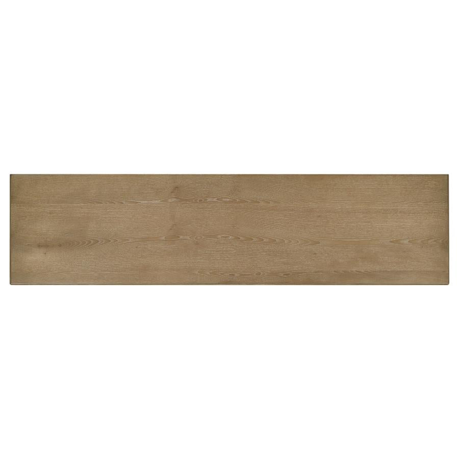 Adina - 70" TV Stand Media Console - Distressed Light Brown