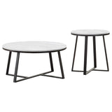 Hugo - Faux Marble Coffee Table Set