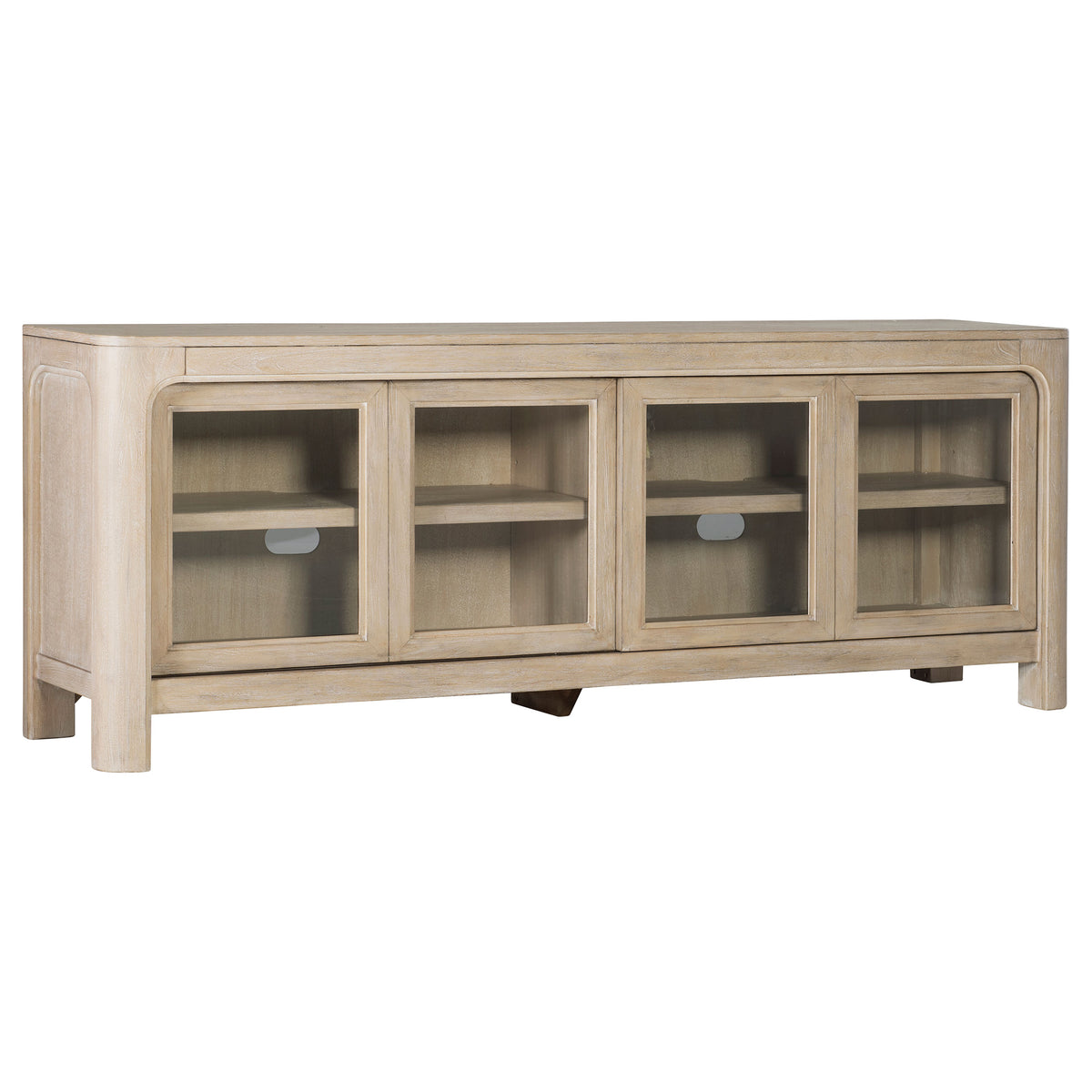 Solano - 71" 2-door TV Stand Media Console - Weathered Mango