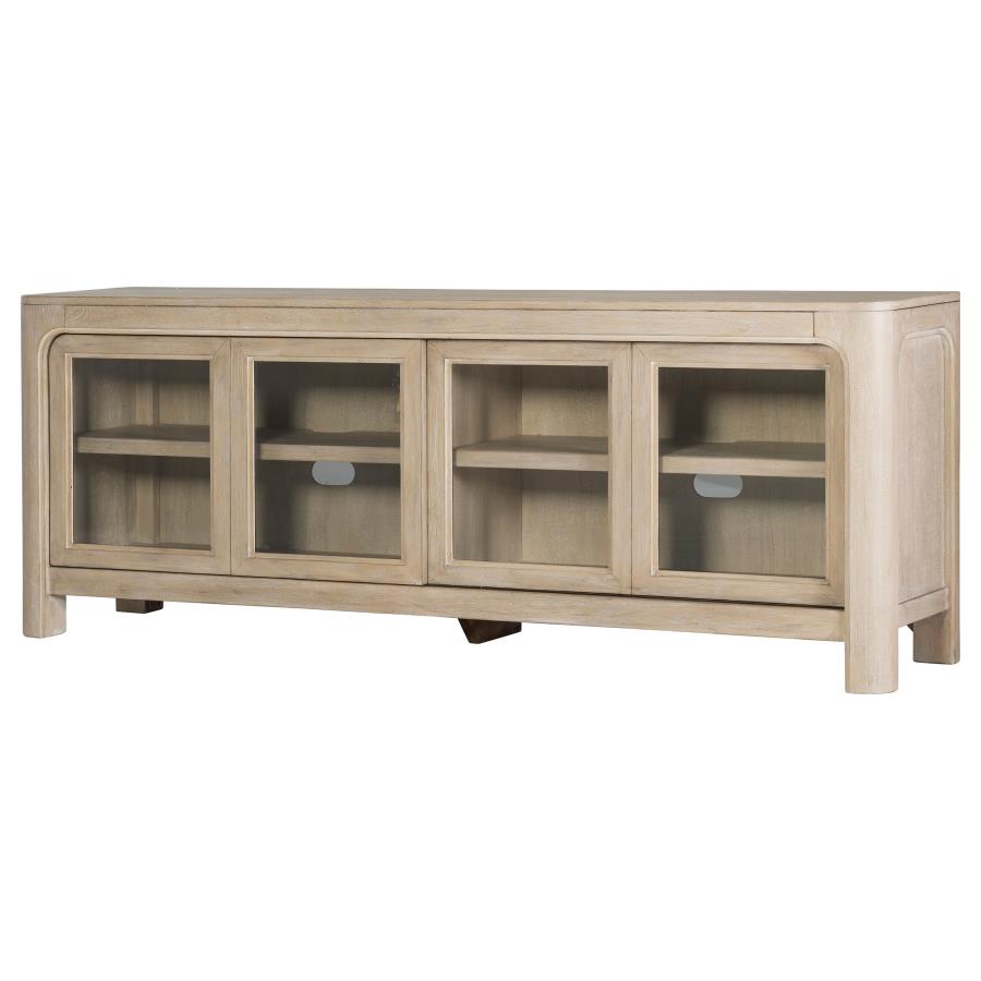 Solano - 71" 2-door TV Stand Media Console - Weathered Mango