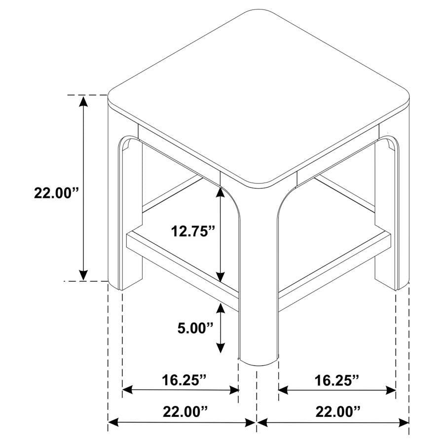Solano - Square Coffee Table Set