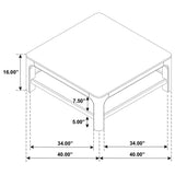 Solano - Square Coffee Table Set