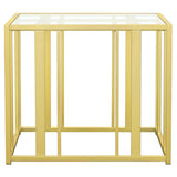 Adri - Rectangular Glass Top Side End Table