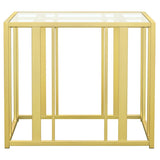 Adri - Rectangular Glass Top Side End Table