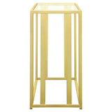 Adri - Glass Top Entryway Sofa Console Table