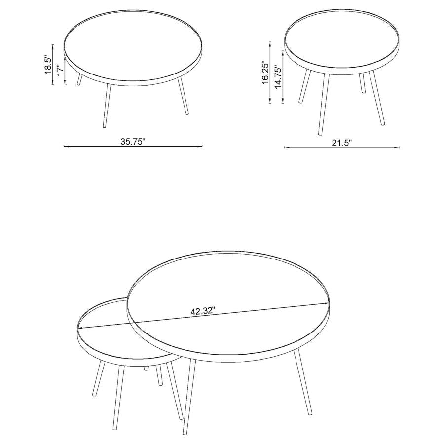 Kaelyn - Round Coffee And End Table Set