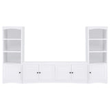 Laughlin - 3-piece Entertainment Center TV Stand - White