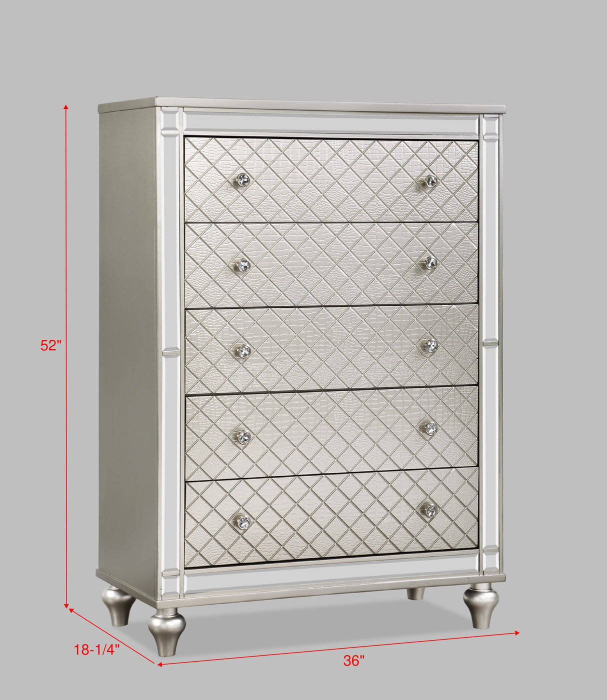 Cristian - Chest - Champagne by Crown Mark | Bel Furniture