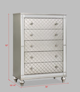 Cristian - Chest - Champagne by Crown Mark | Bel Furniture