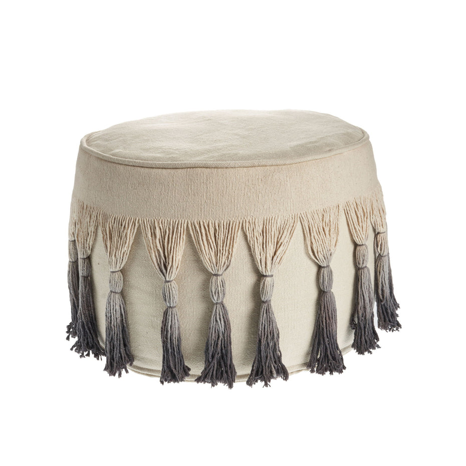 Cotton Ottoman - Beige