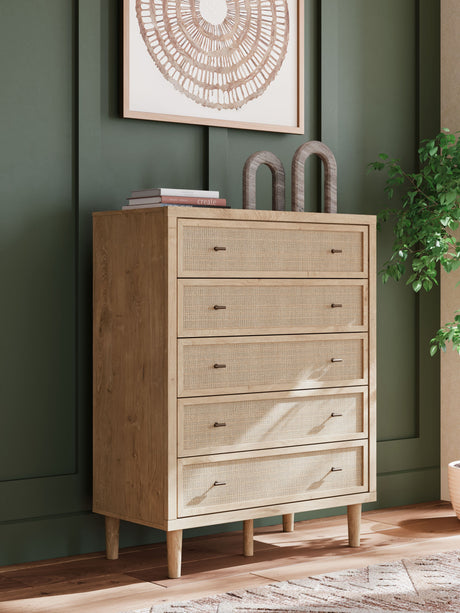 Cielden - Two-Tone - Five Drawer Wide Chest by Signature Design by Ashley® | Bel Furniture