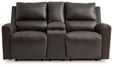 Boxmere - 3 Pc. - Power Reclining Sofa, Power Reclining Loveseat With Console, Power Rocker Recliner - Storm