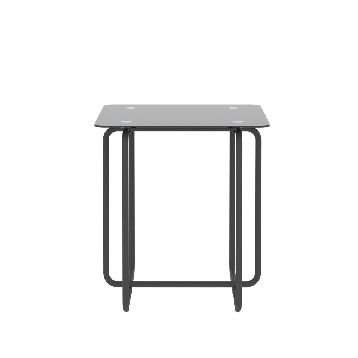 Modern Tempered Glass Coffee Table End Table Side Table For Living Room, Bedroom