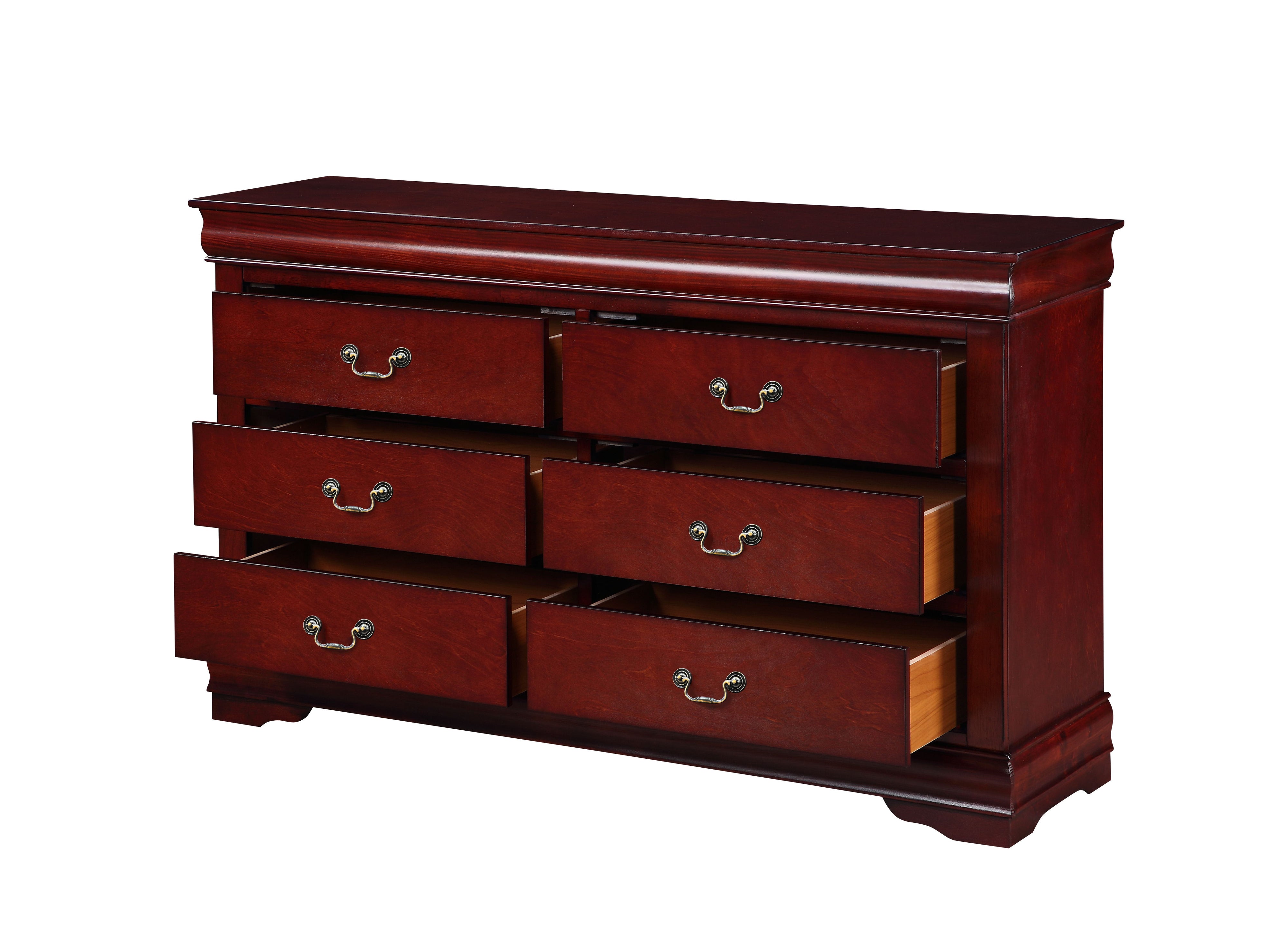 Louis Philippe - Sleigh Bedroom Set