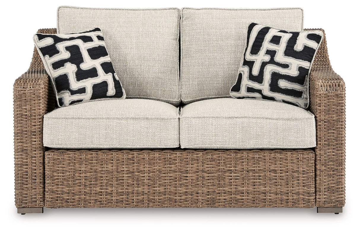 Beachcroft - Beige - Loveseat With Cushion by Signature Design by Ashley® | Bel Furniture