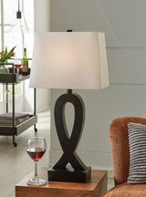 Markellton - Black - Poly Table Lamp (Set of 2) by Signature Design by Ashley® | Bel Furniture