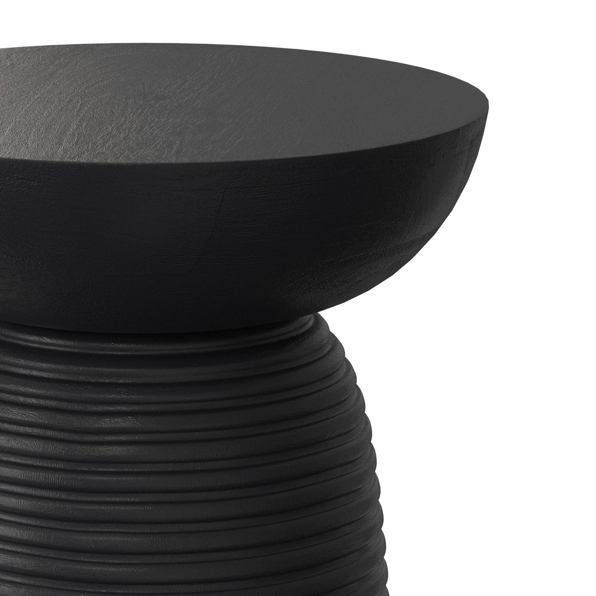 Boyd - Ribbed Accent Table - Black