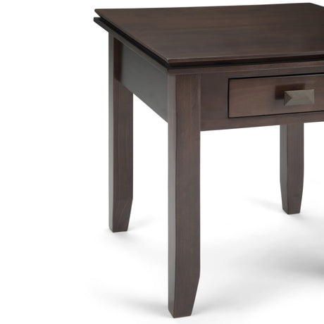 Artisan - Handcrafted End Table by Simpli-Home | Bel Furniture