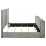 Tara - Upholstered Panel TV Bed