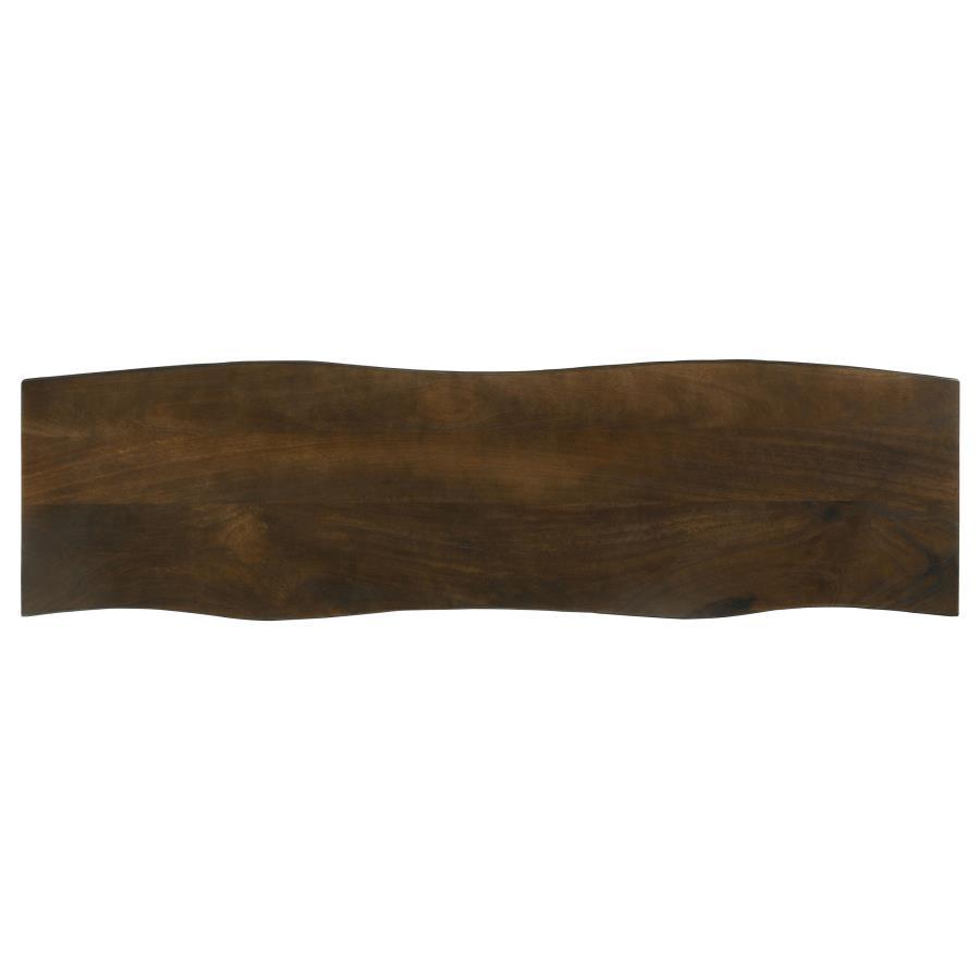 Topeka - Live Edge Wood Dining Bench - Mango Cocoa