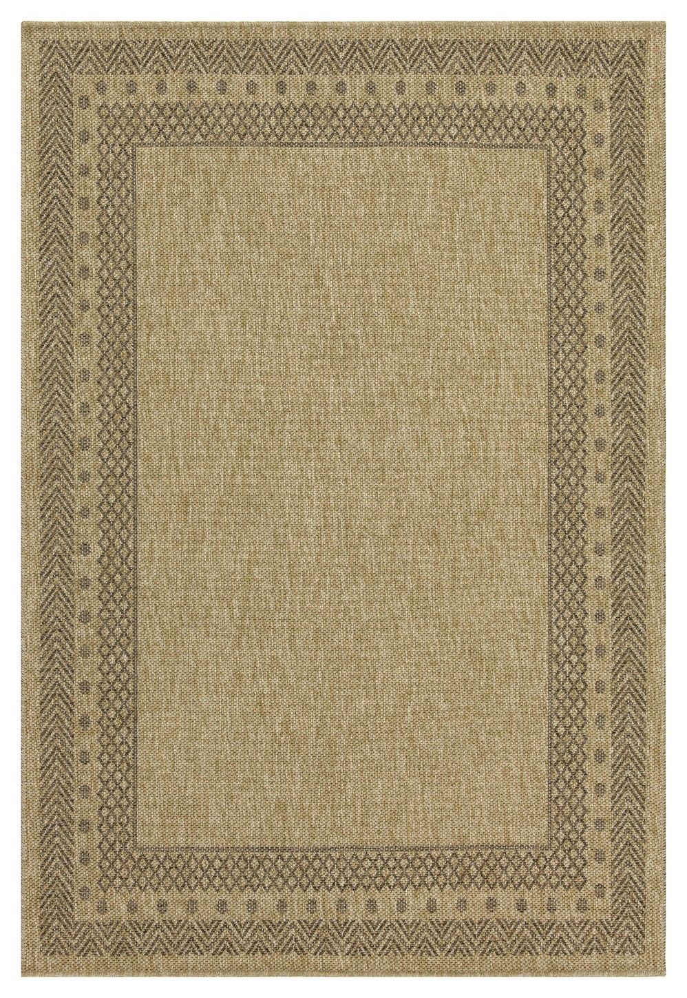 Earth - Polypropylene, Indoor, Outdoor Area Rug Versatile Elegance Light Brown 5' x 7' by Icona Home Decor | Bel Furniture