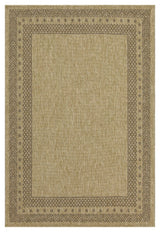Earth - Polypropylene, Indoor, Outdoor Area Rug Versatile Elegance Light Brown 5' x 7' by Icona Home Decor | Bel Furniture