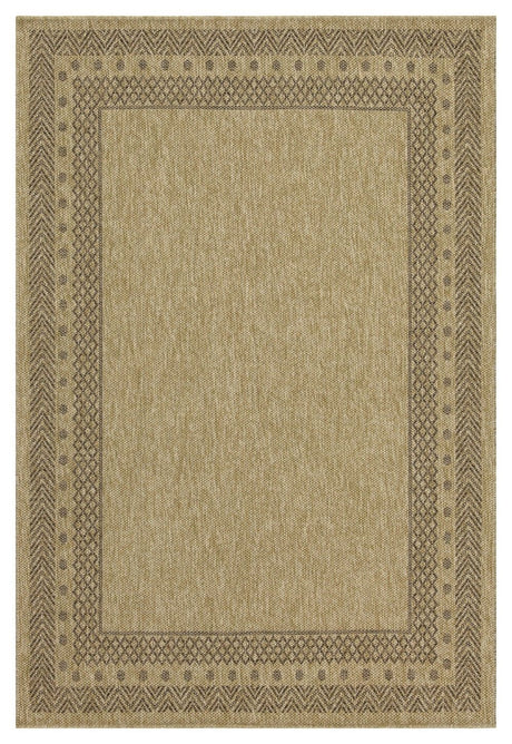 Earth - Polypropylene, Indoor, Outdoor Area Rug Versatile Elegance Light Brown 5' x 7' by Icona Home Decor | Bel Furniture
