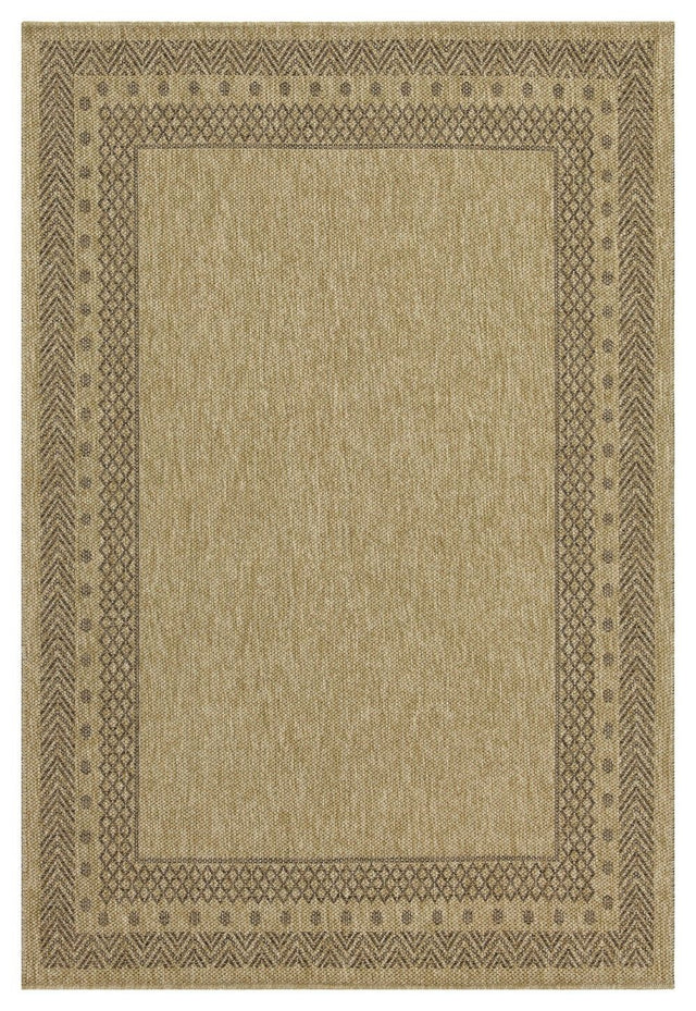 Earth - Polypropylene, Indoor, Outdoor Area Rug Versatile Elegance Light Brown 5' x 7' by Icona Home Decor | Bel Furniture