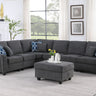 Leo - Woven Modular Sectional Sofa Comfort And Style by Lilola Home | Bel Furniture