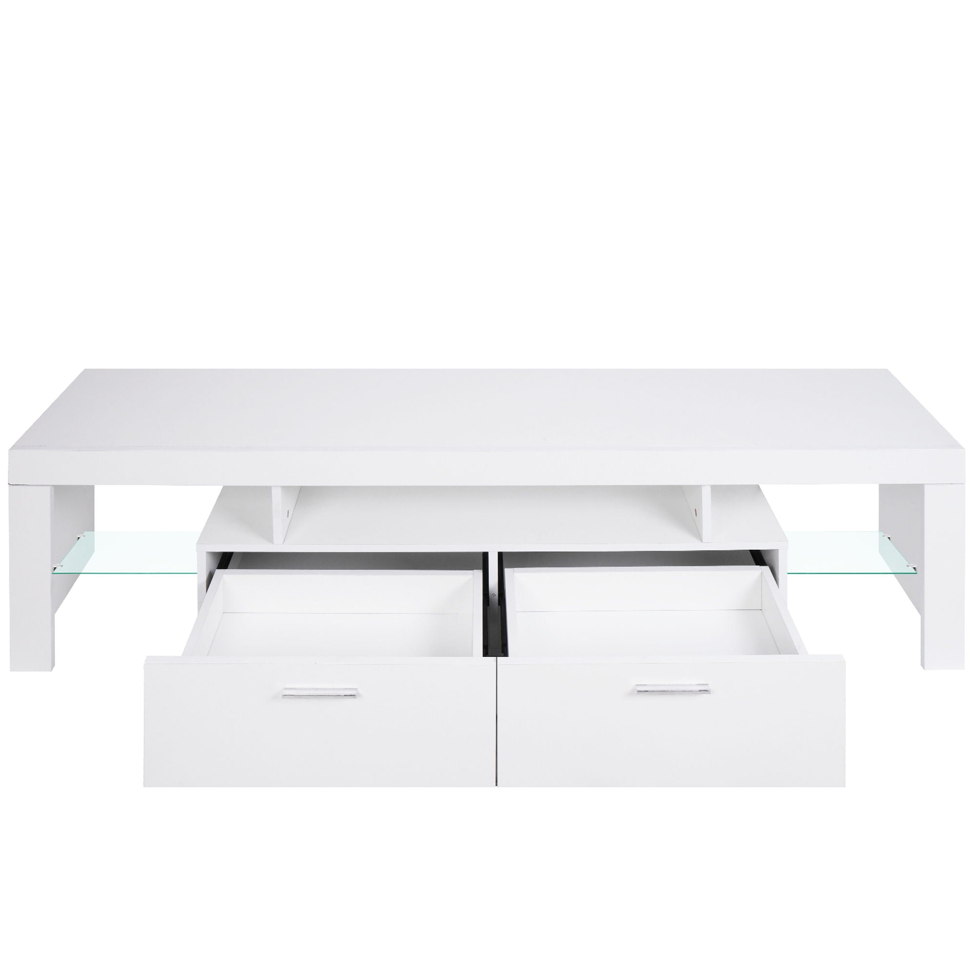 LED TV Stand Modern TV Stand With Storage Entertainment Center With Drawer TV Cabinet For Up To 75" For Gaming Living Room Bedroom