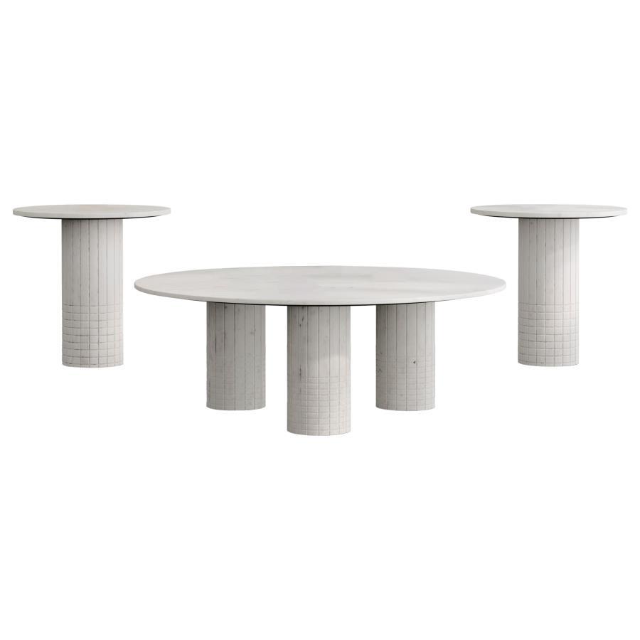 Astoria - Marble Coffee Table Set by Coaster Fine Furniture | Bel Furniture