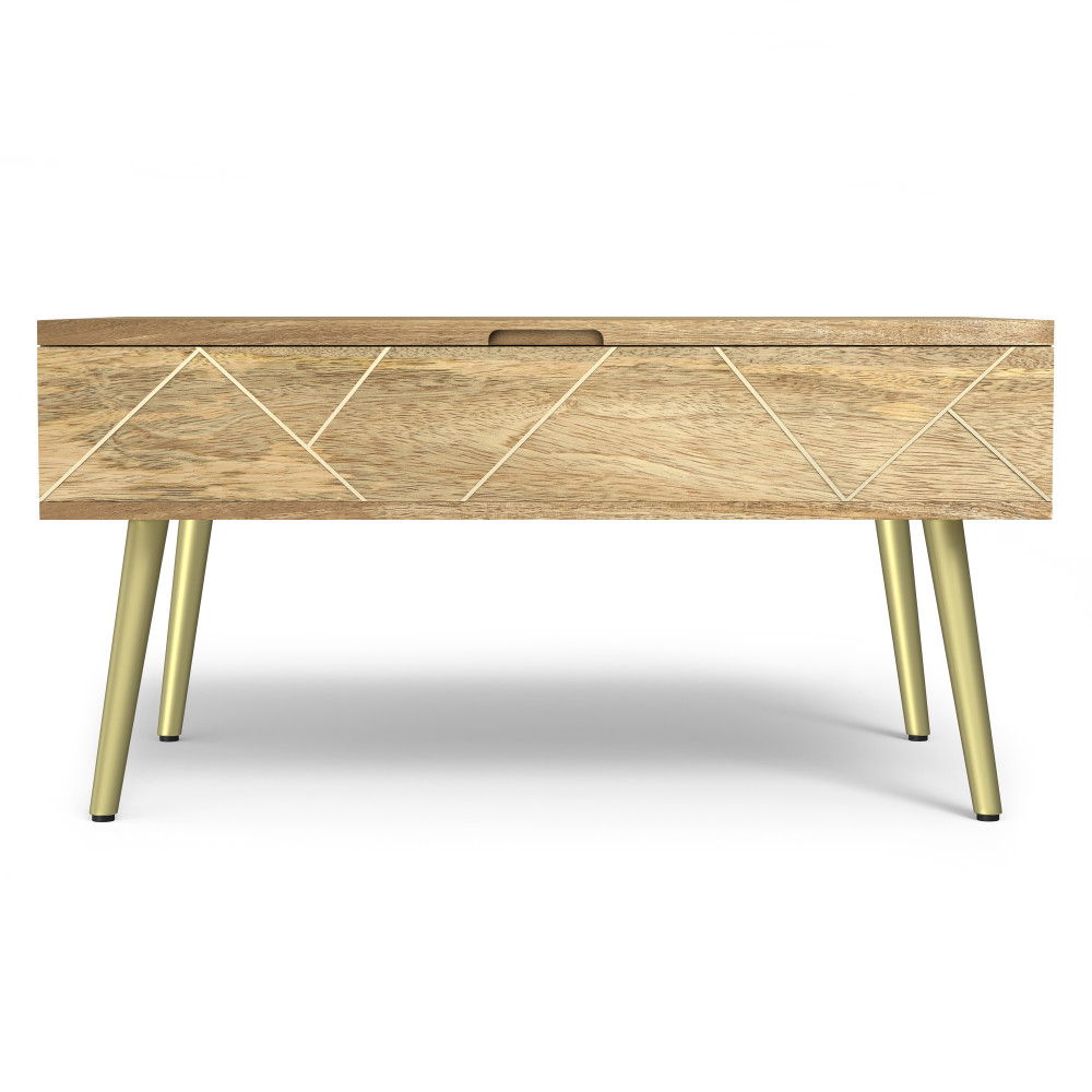Jager - Lift Top Coffee Table Handcrafted by Simpli-Home | Bel Furniture
