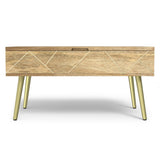 Jager - Lift Top Coffee Table Handcrafted by Simpli-Home | Bel Furniture