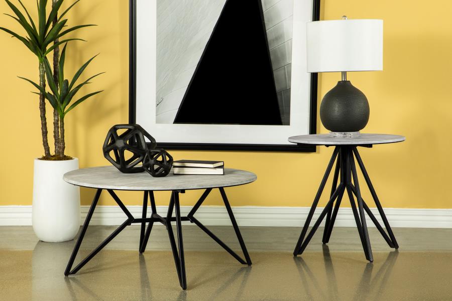 Hadi Round Smarttop Coffee Table Set