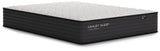 Ashley Sleep Limited Edition Firm innerspring mattress with black fabric and gray quilted top - Bel Furniture