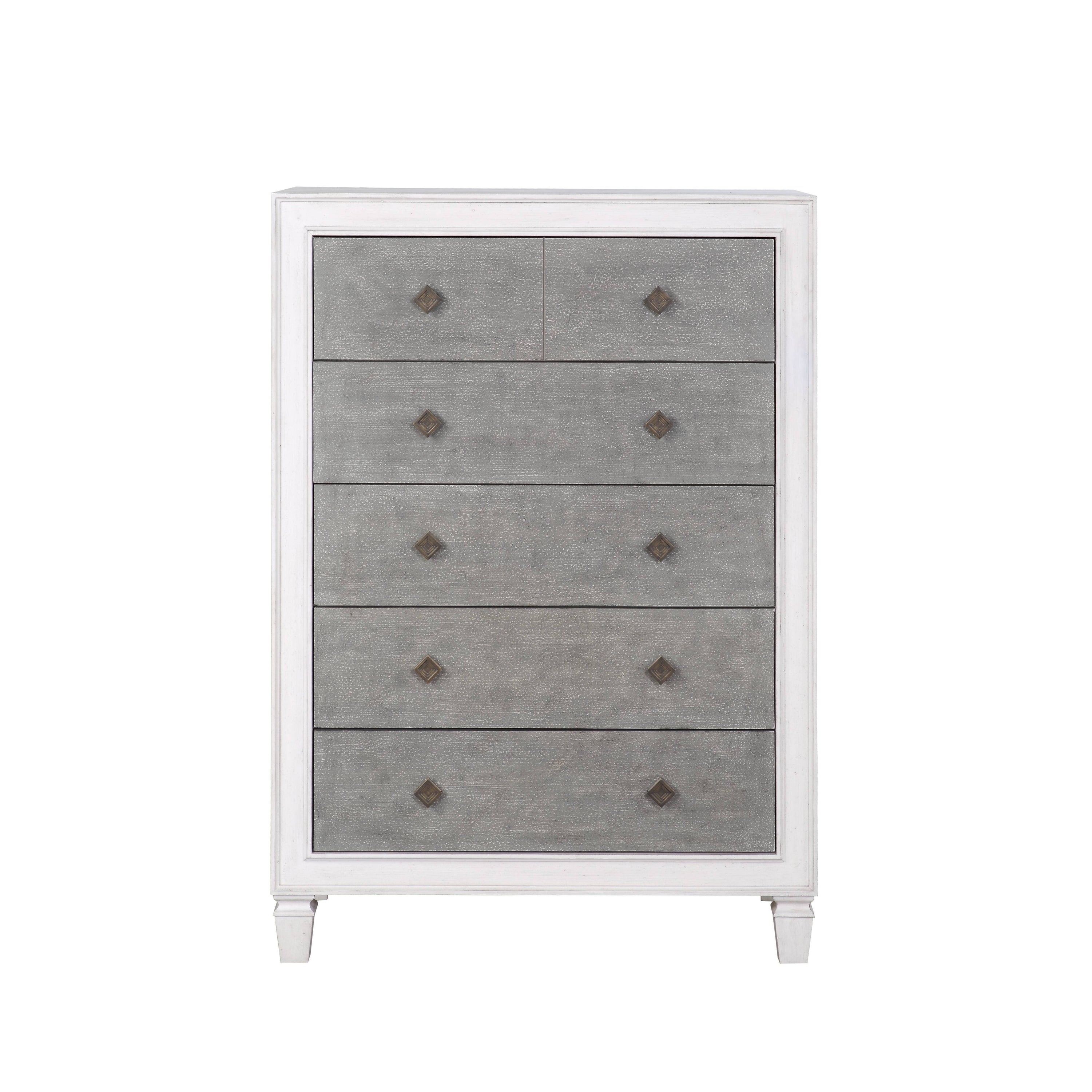 Katia - Weathered Chest - White