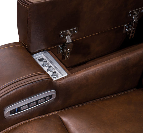 Knightington - Power Recliner With Audio Seating - view 13