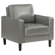 Ruth - Upholstered Track Arm Accent Chair Dark Gray by Coaster Fine Furniture | Bel Furniture