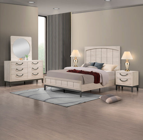 Veda - Bedroom Set Beige by Crown Mark | Bel Furniture