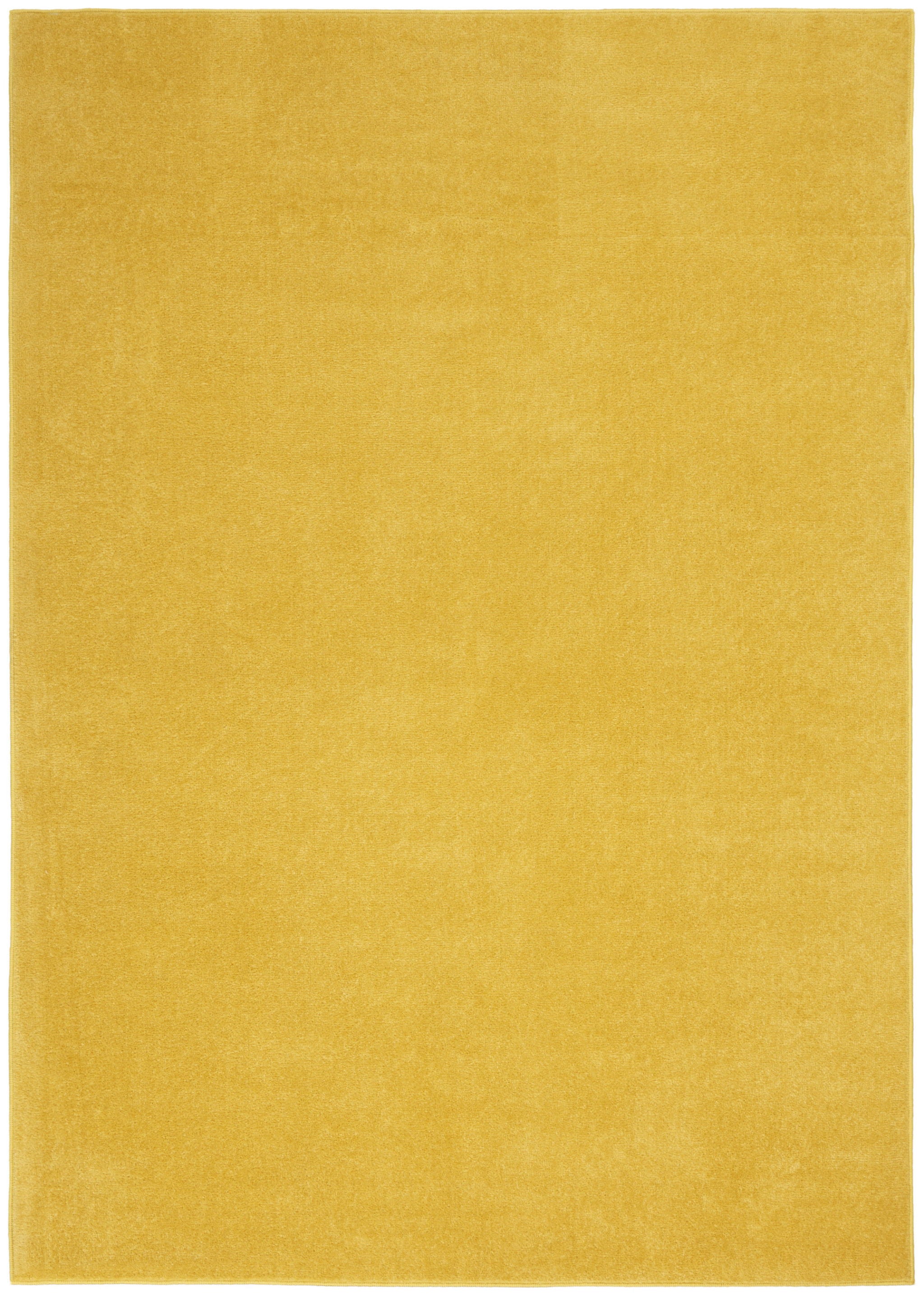 5' X 7' Non Skid Indoor / Outdoor Area Rug - Yellow