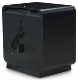 Rowanbeck - Black - One Drawer Night Stand by Signature Design by Ashley® | Bel Furniture