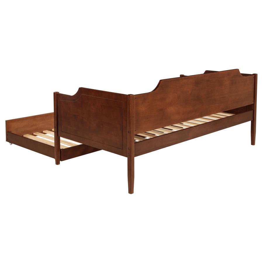 Redding - Wood Twin Daybed With Trundle - Cherry by Coaster Fine Furniture | Bel Furniture