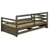 Sorrento - 2-Drawer Twin Long Daybed With Extension Trundle - Gray by CoasterEssence | Bel Furniture