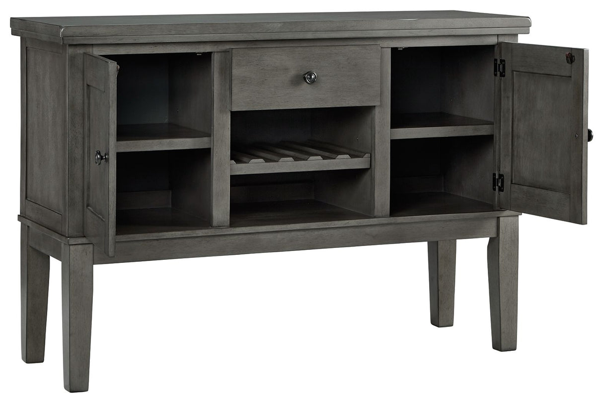Hallanden - Gray - Dining Room Server by Signature Design by Ashley® | Bel Furniture