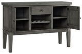 Hallanden - Gray - Dining Room Server by Signature Design by Ashley® | Bel Furniture