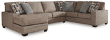 Cannonbrook - Sectional Light Brown 3 Pc. Left Arm Facing Corner Chaise Sectional by Signature Design by Ashley® | Bel Furniture